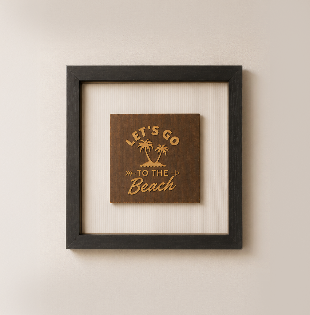 Let’s Go to the Beach Shadow Box Frame