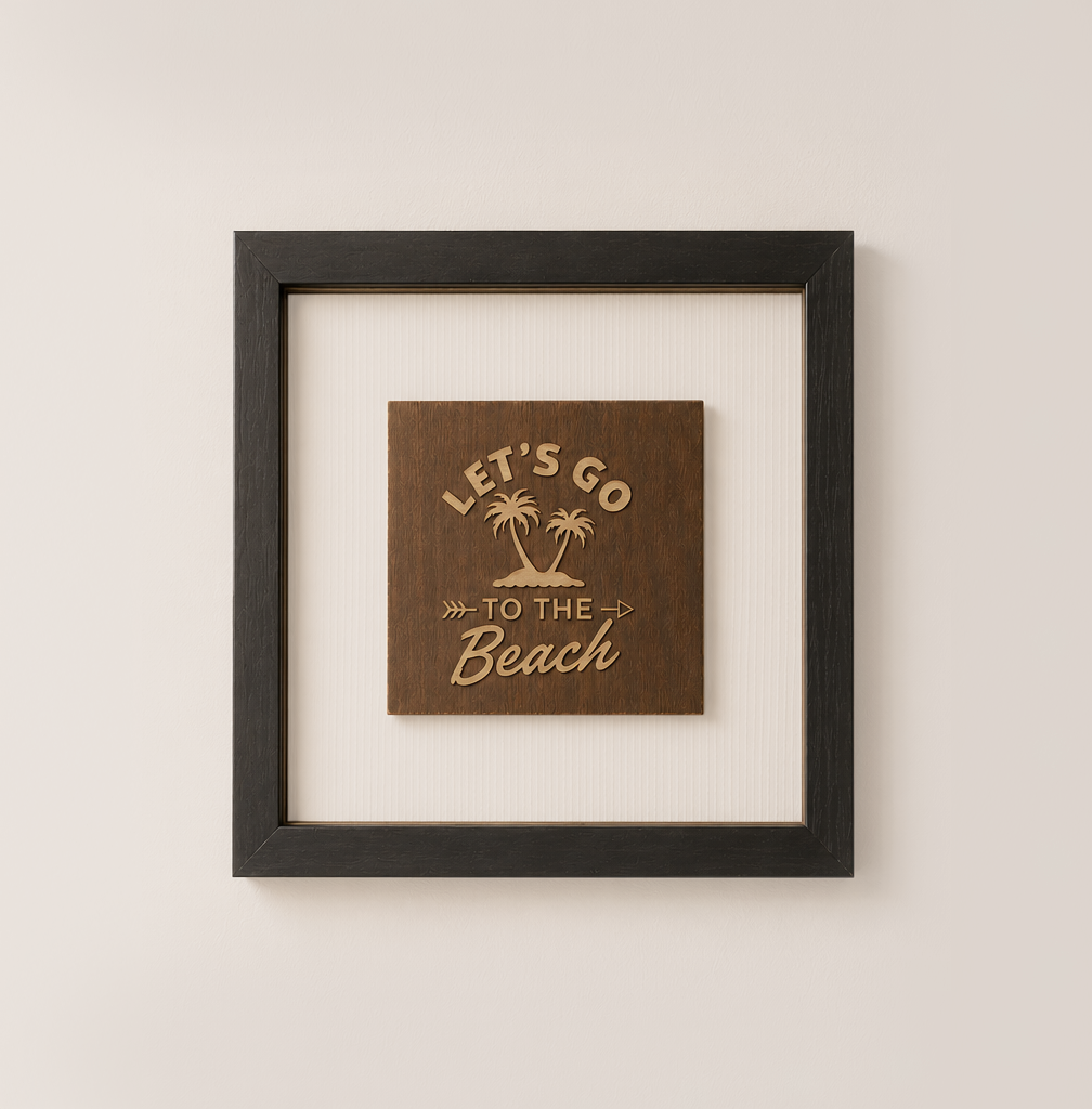 Let’s Go to the Beach Shadow Box Frame