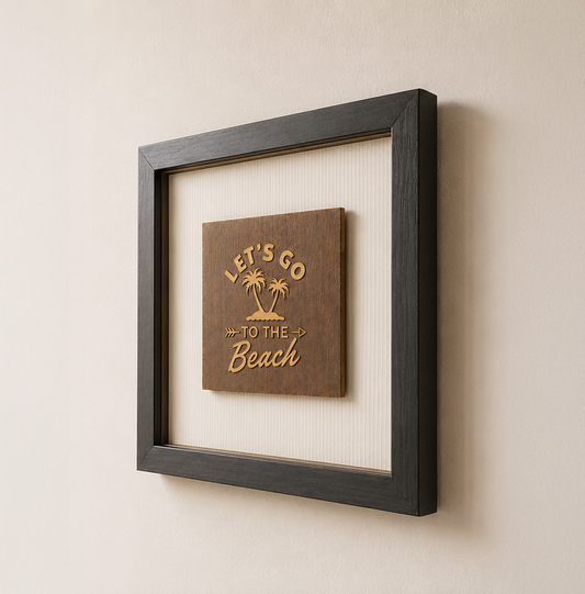 Let’s Go to the Beach Shadow Box Frame